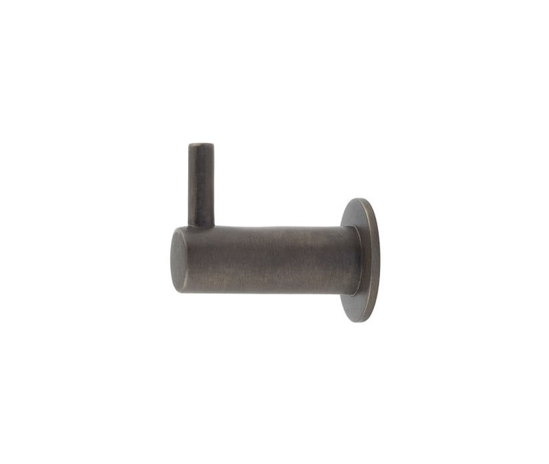 Frelan Hardware Accessories Dark Bronze / Hat & Coat Hooks Hoxton - Vestry DB 37mm Cupboard Hook with Rose