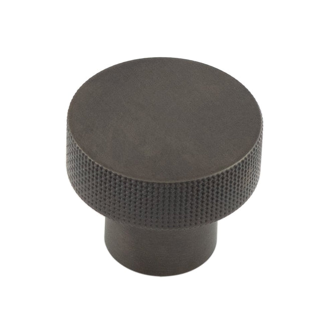 Frelan Hardware Cabinet Hardware Dark Bronze / Cabinet Knobs / 30mm Dia. Hoxton - Wenlock DB 30mm Diamond Knurled Cupboard Knob