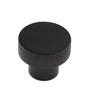 Frelan Hardware Cabinet Hardware Black / Cabinet Knobs / 30mm Dia. Hoxton - Wenlock MB 30mm Diamond Knurled Cupboard Knob