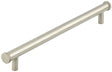Frelan Hardware Cabinet Hardware Satin Nickel / Cabinet Pull Handles / 224mm c/c Hoxton - Wenlock SN 224mm Diamond Knurled End Cap Cabinet Handle