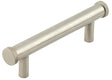 Frelan Hardware Cabinet Hardware Satin Nickel / Cabinet Pull Handles / 96mm c/c Hoxton - Wenlock SN 96mm Diamond Knurled End Cap Cabinet Handle