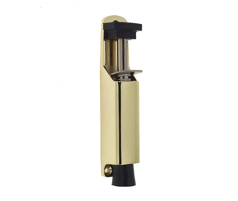 High quality image of Frelan - Jedo 180mm Door Holder 180x37mm Polished Brass Sku. IA4307PB