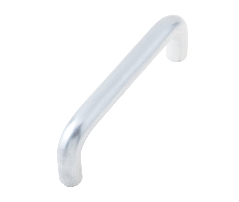 High quality image of Frelan - Aluminium 19mm D Shape Pull Handle Bolt Through Fixing SAA Finish 225x19mm Satin Anodised Aluminium Sku. J1050