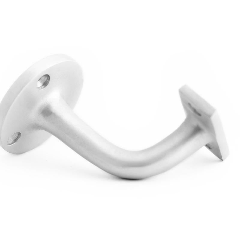 High quality image of Frelan - Aluminium Hand Rail Brackets 76mm Satin Anodised Aluminium Sku. J1413B