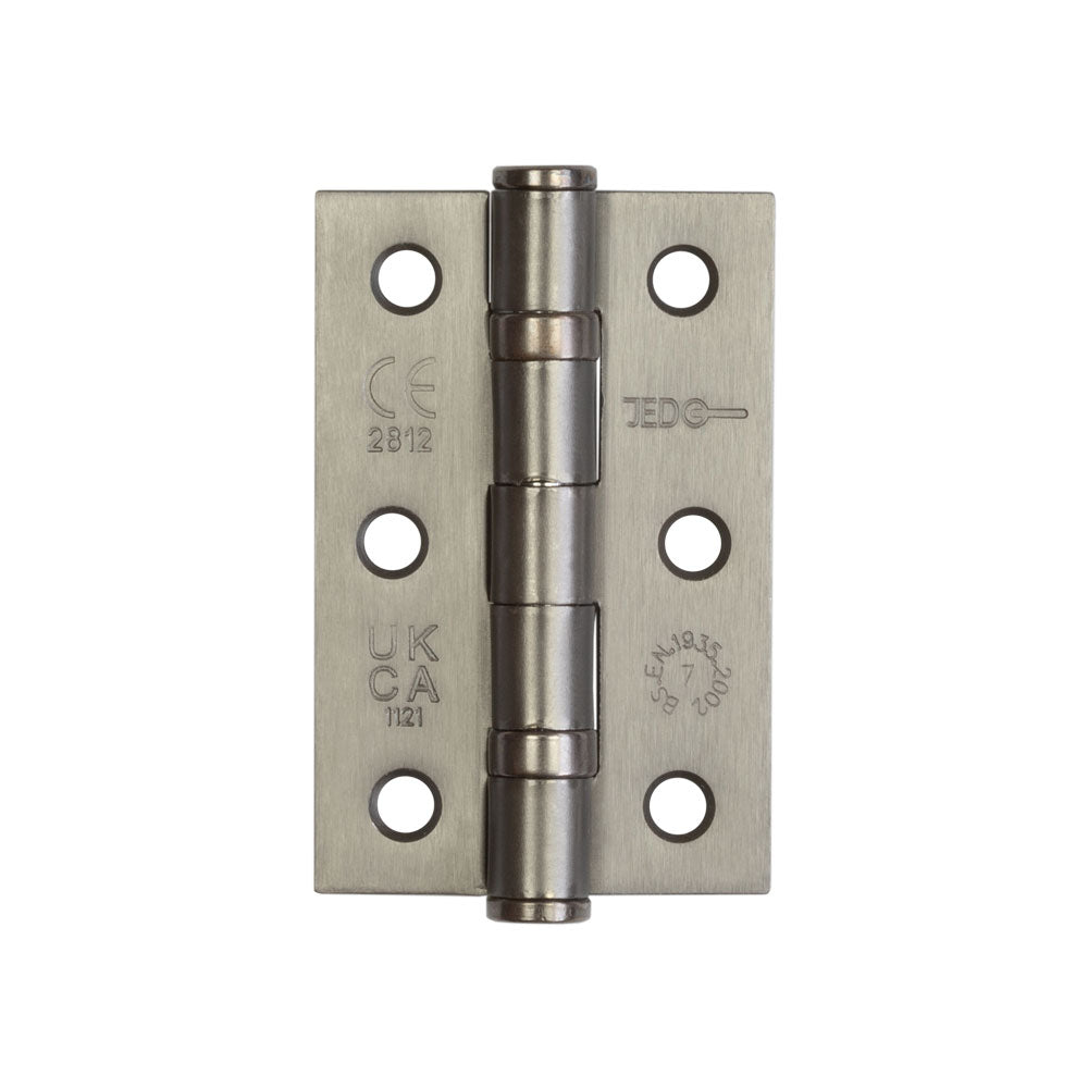 High quality image of Frelan - Jedo Grade 7 Steel Ball Bearing Hinges 76x50mm Gun Metal Sku. J8502GM