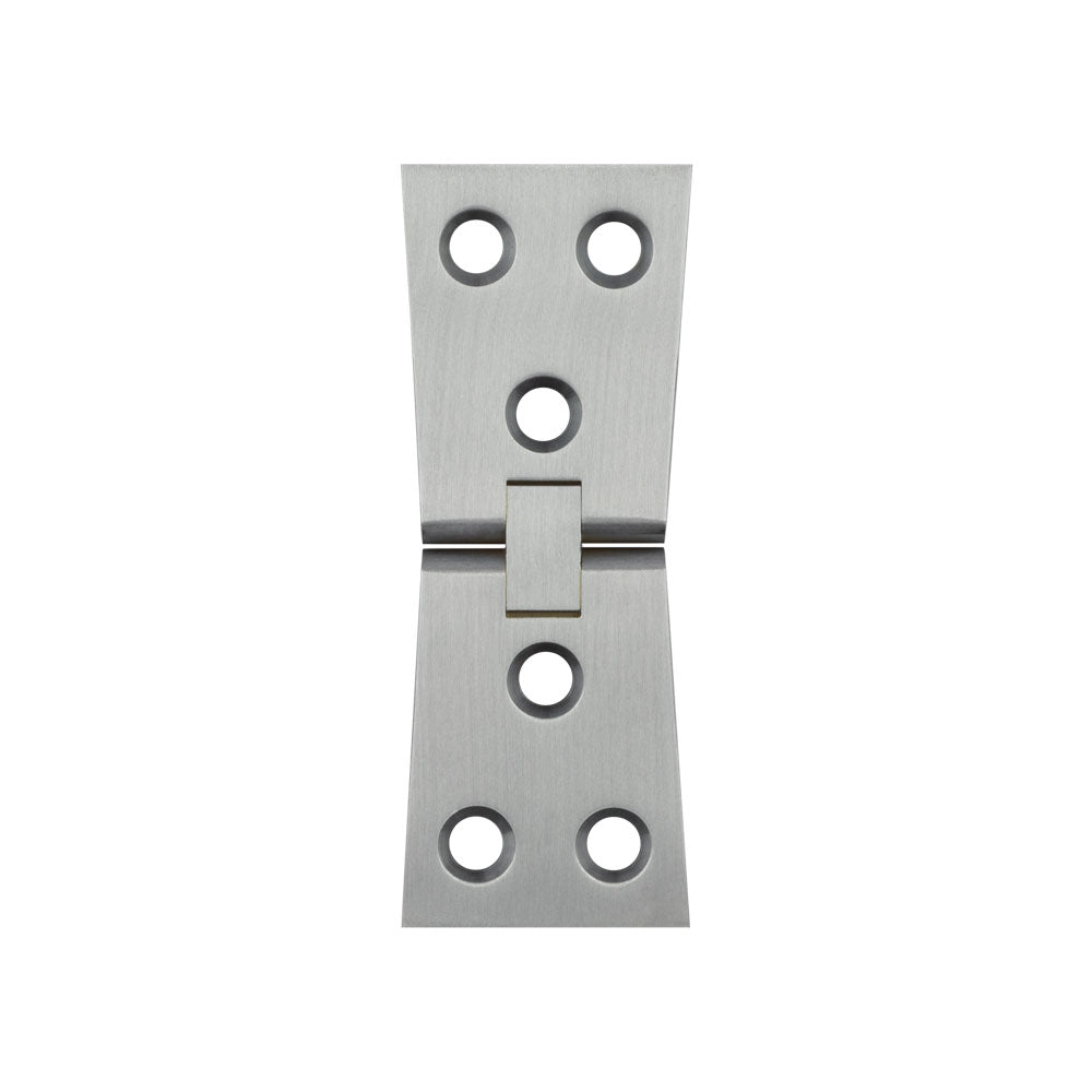 High quality image of Frelan - Jedo Counter Flap Hinge 99x40x1mm Satin Chrome Sku. J9020SC