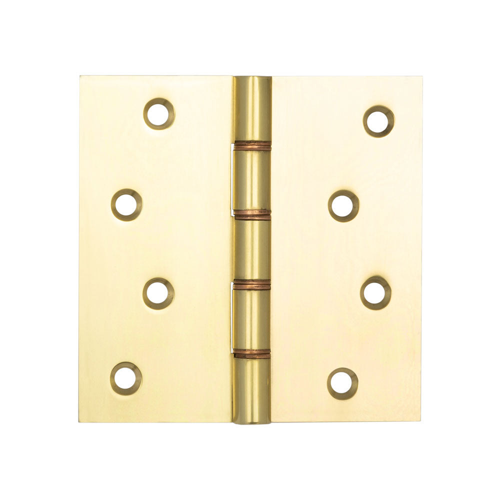 High quality image of Frelan - Projection Hinges 102x102x3mm Polished Brass Sku. J9026PB