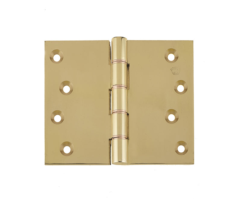 High quality image of Frelan - Projection Hinges 102x125x3.5mm Polished Brass Sku. J9035PB