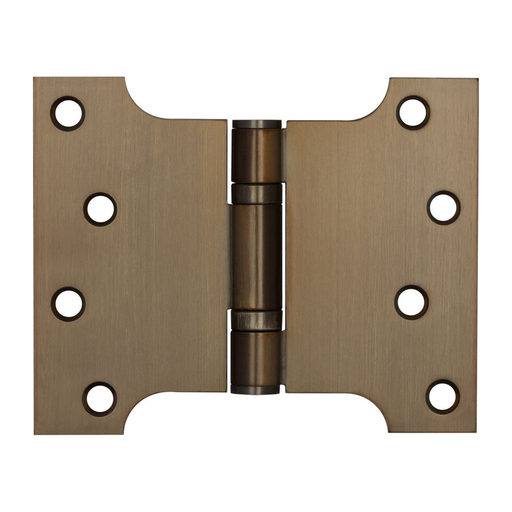 High quality image of Frelan - 102x127x3mm Antique Brass Parliament Ball Bearing Hinge Sku. J9459AB
