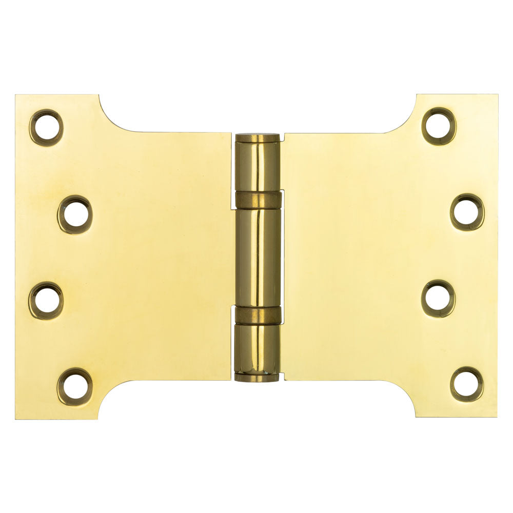 High quality image of Frelan - 102x152x3mm Brass Finish Parliament Ball Bearing Hinge Sku. J9469PVD