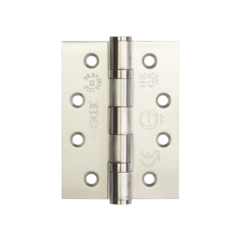 High quality image of Frelan - 102x76mm Grade 202 Stainless Steel Ball Bearing Hinges Grade 13 - SSS | Sku. fh-j9500sss | Trade Door Handles.