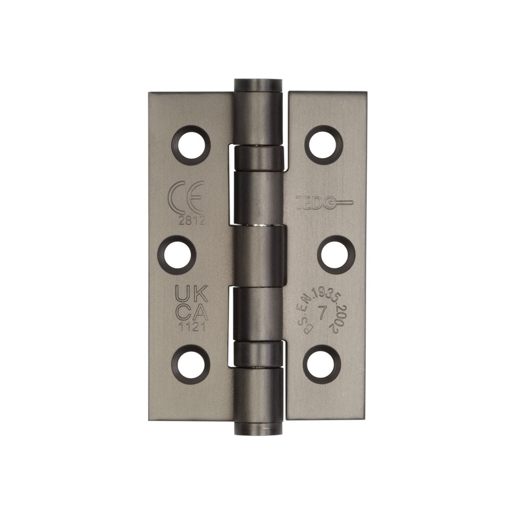 High quality image of Frelan - Jedo Stainless Steel Grade 7 Ball Bearing Hinges 76x50mm Dark Bronze Sku. J9502DB