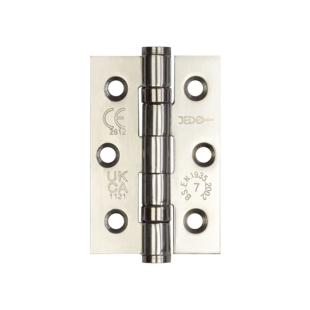 High quality image of Frelan - Jedo Stainless Steel Grade 7 Ball Bearing Hinges 76x50mm Polished Stainless Steel Sku. J9502PSS
