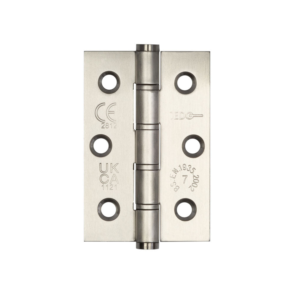 High quality image of Frelan - Jedo Stainless Steel Grade 7 Washered Hinges 76x50mm Satin Stainless Steel Sku. J9504SSS