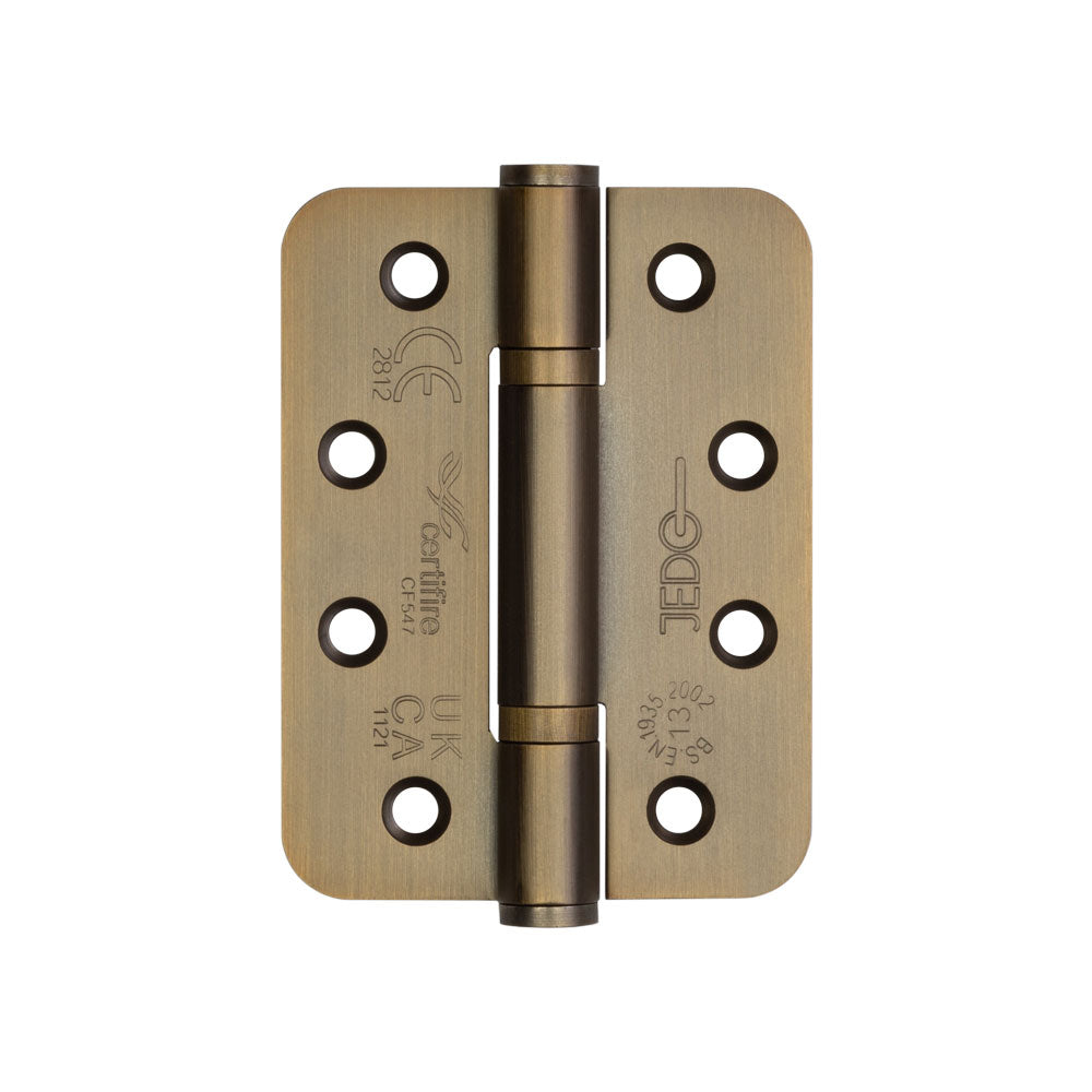 High quality image of Frelan - Certifire Stainless Steel Grade 13 Radiused Polymer Bearing Hinges 3 Knuckle (PCK 3) 102x76x3mm Anti Sku. J9633AB