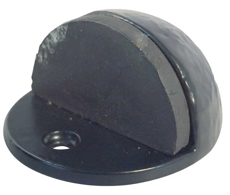 High quality image of Frelan - Antique Floor Mounted Doorstops 44x26mm Black Sku. JAB186