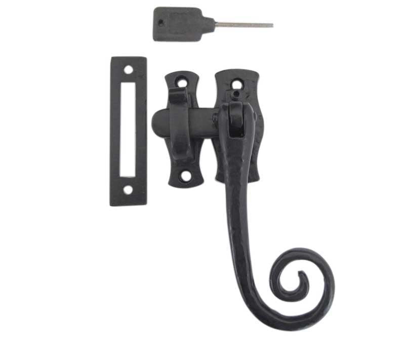 High quality image of Frelan - Antique Range Locking Fasteners 100mm Black Sku. JAB19R