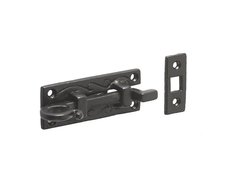 High quality image of Frelan - Antique Necked Bolts 100mm Black Sku. JAB24