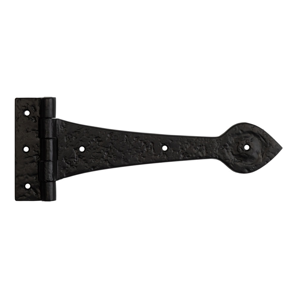High quality image of Frelan - Antique Gate Hinges 225mm Black Sku. JAB37A