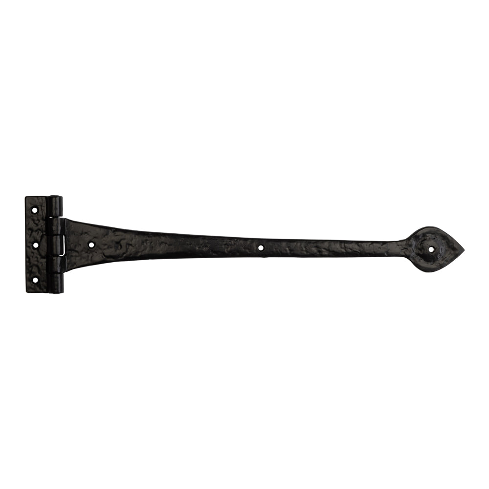 High quality image of Frelan - Antique Gate Hinges 430mm Black Sku. JAB38