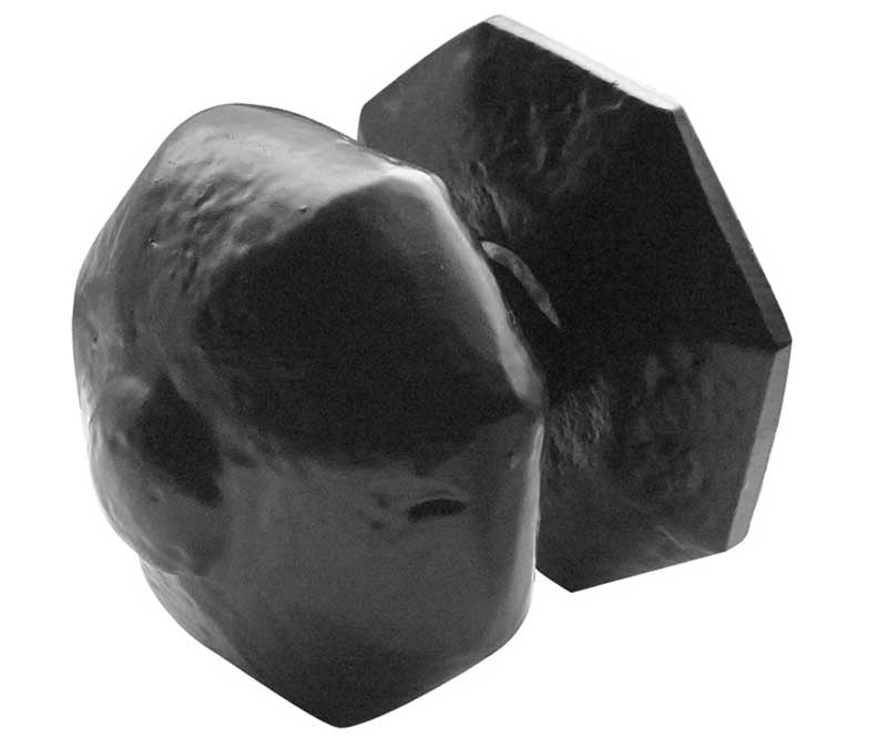 High quality image of Frelan - Antique Centre Door Knobs 72mm Dia Black Sku. JAB6
