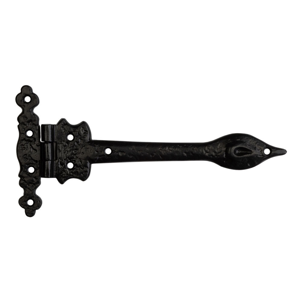 High quality image of Frelan - Antique Gate Hinges 230mm Black Sku. JAB60