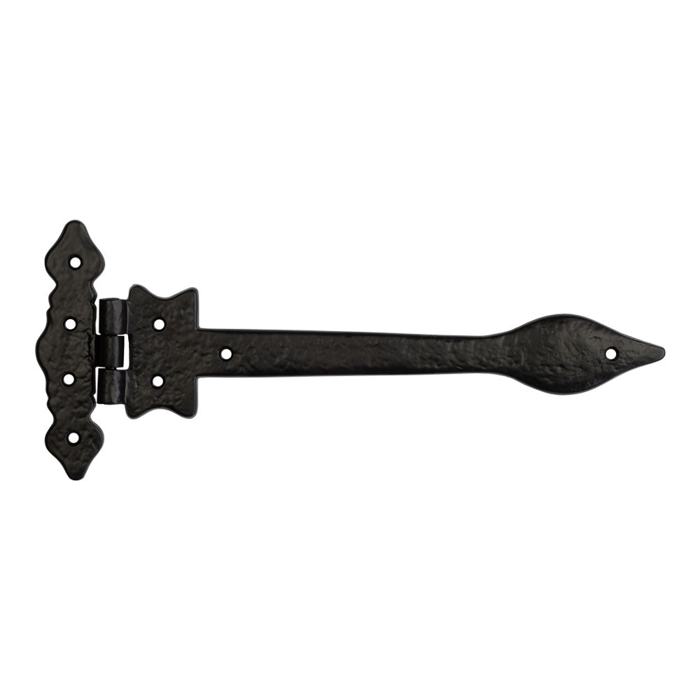 High quality image of Frelan - Antique Gate Hinges 300mm Black Sku. JAB660