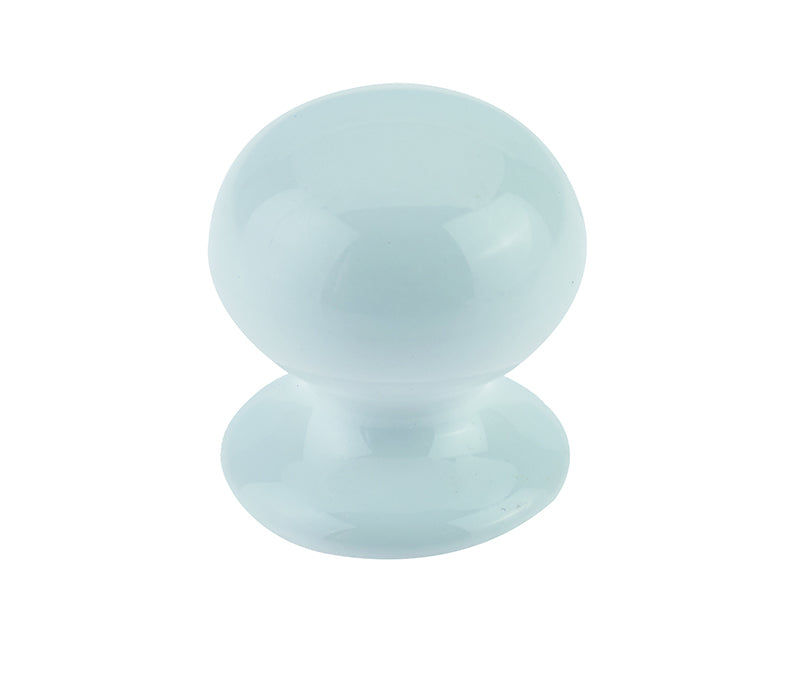 High quality image of Frelan - Jedo Porcelain Cupboard Knobs 50mm White Sku. JC16