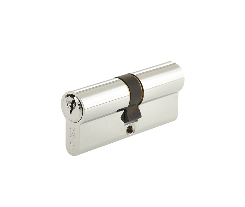 High quality image of Frelan - Jedo Euro Profile Double Cylinders to Differ 70mm Polished Chrome Sku. JL-70EPDPC