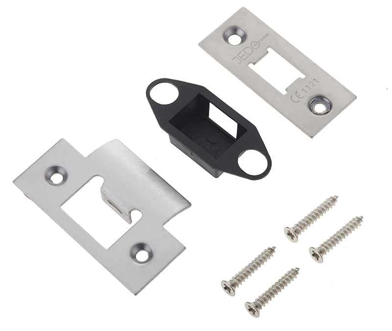 High quality image of Frelan - Jedo Accessory Packs for Heavy Duty Tubular Latches Satin Stainless Steel Sku. JL-ACTSS