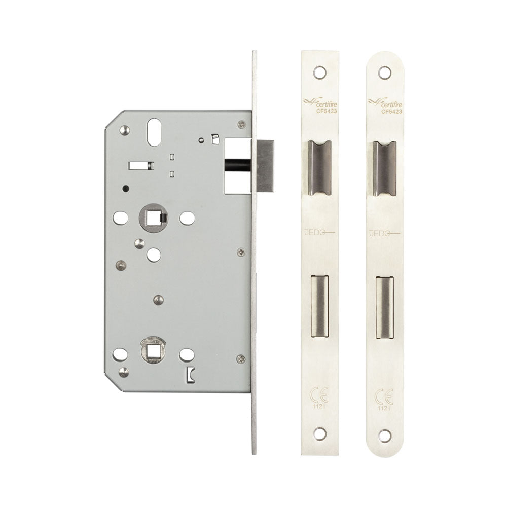 High quality image of Frelan - 78mm sss Din bathroom lock 60mm backset | Sku. fh-jl-db60sss | Trade Door Handles.