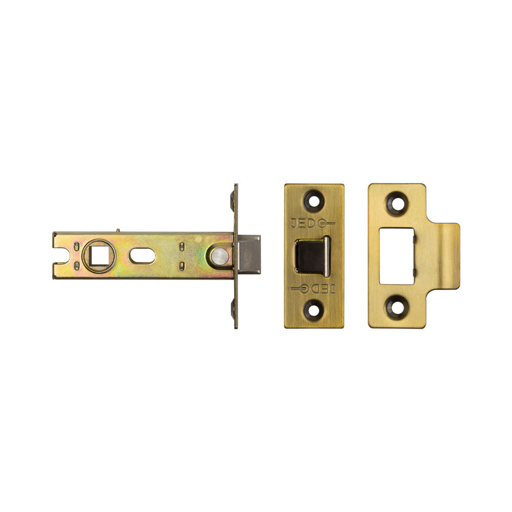 High quality image of Frelan - 75mm Antique Brass Tubular Latch Sku. JL121AB