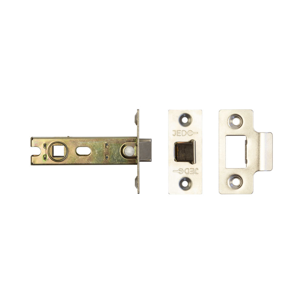 High quality image of Frelan - Jedo Kontrax Tubular Latches 76mm Nickel Plate Sku. JL121NP