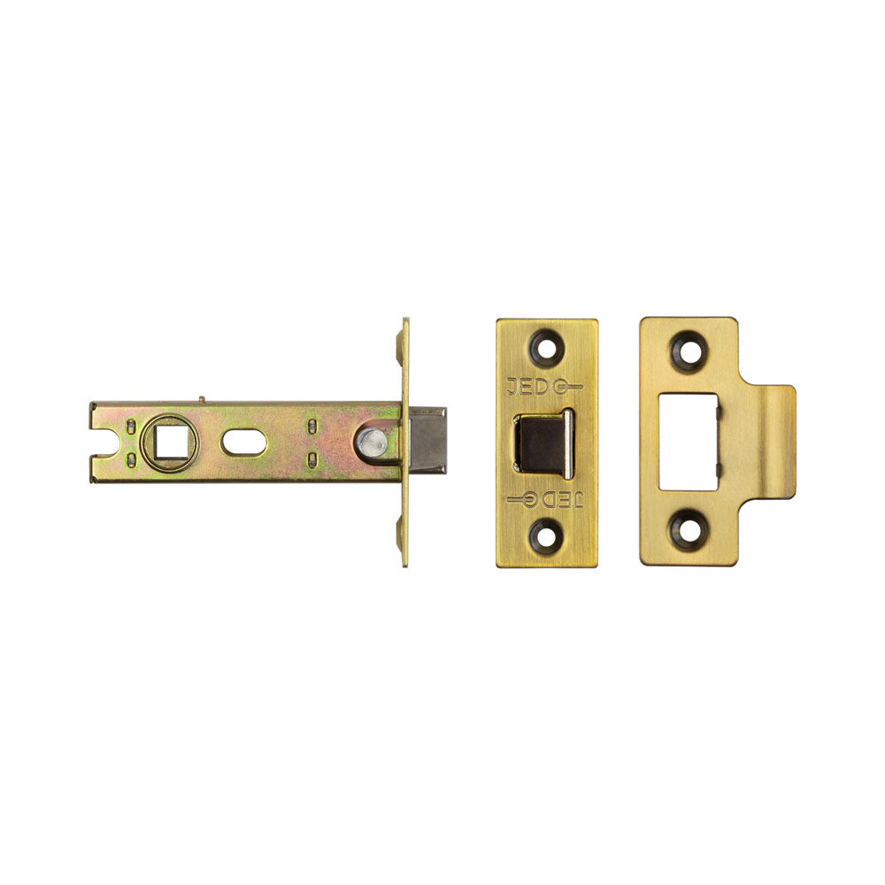 High quality image of Frelan - 75mm Satin Brass Tubular Latch Sku. JL121SB