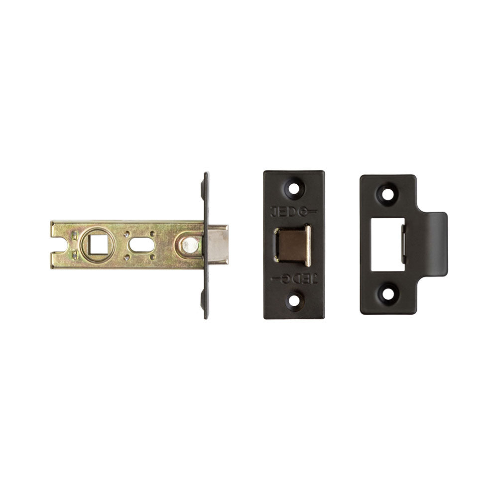 High quality image of Frelan - Jedo Tubular Latches 64mm Black Sku. JL149MB