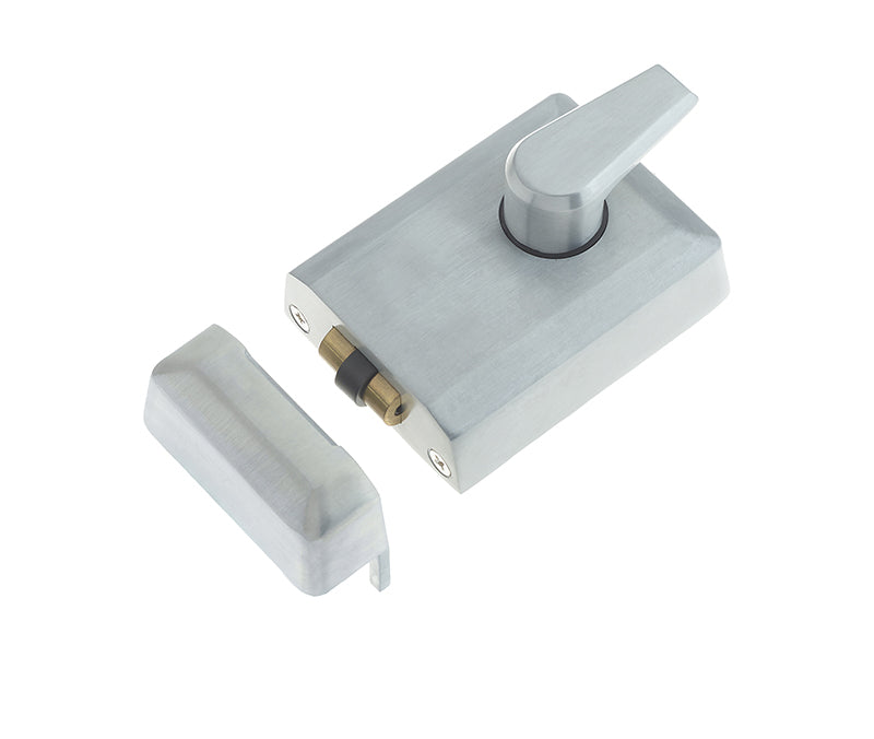 High quality image of Frelan - Jedo Roller Bolt Night Latches 90mm Satin Chrome Sku. JL5011SC