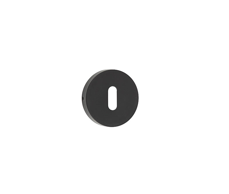 High quality image of Frelan - Nero Matt Black Standard Escutcheon 52mm 304g Black Sku. JMB16