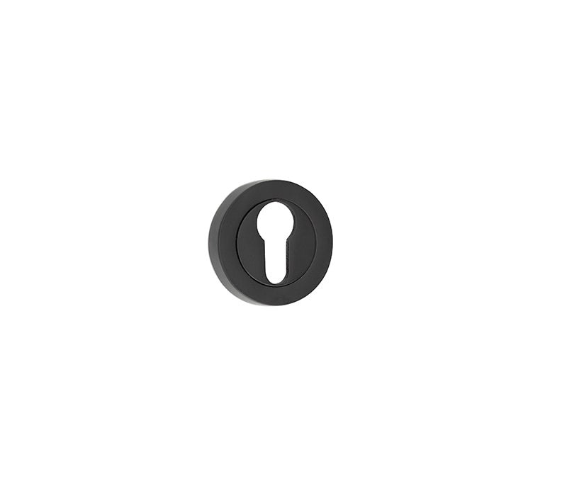 High quality image of Frelan - Nero Euro Profile Escutcheon 50mm Black Sku. JMB503E