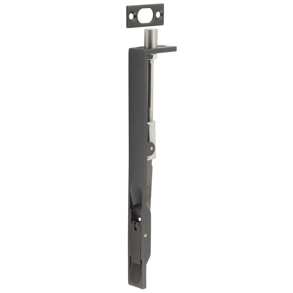 High quality image of Frelan - Stainless Steel Flush Bolts JSS51 Dark Bronze 203mm x 20mm Square Forend Sku. JSS51DB
