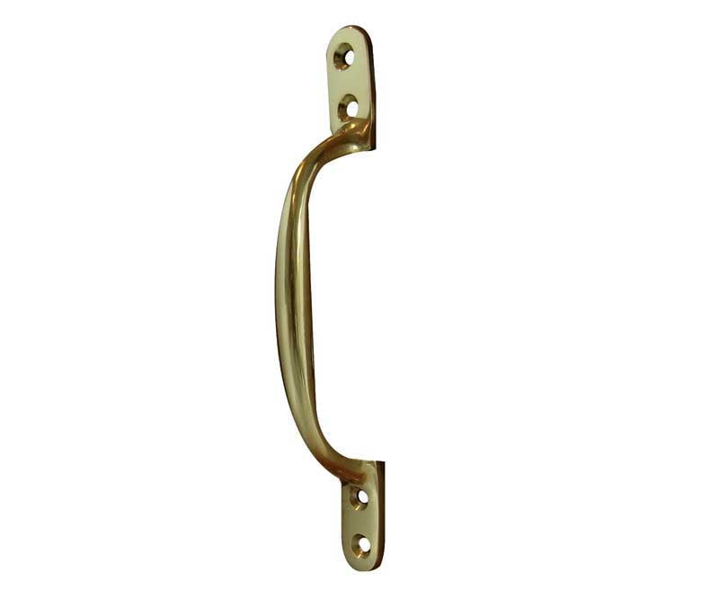 High quality image of Frelan - Jedo Sash Handles 152mm Polished Brass Sku. JV194CPB