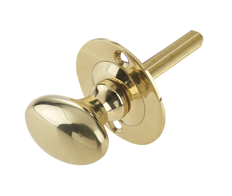 High quality image of Frelan - Jedo Turns for Mortice Rackbolts 50mm Polished Brass Sku. JV2715PB