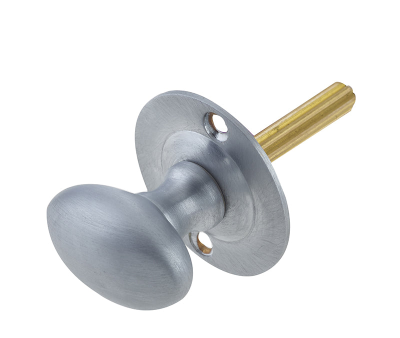 High quality image of Frelan - Jedo Turns for Mortice Rackbolts 50mm Satin Chrome Sku. JV2715SC