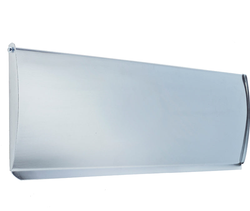 High quality image of Frelan - Jedo Plain Inner Door Tidies 354x127mm Satin Chrome Sku. JV53BSC