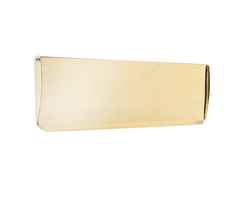 High quality image of Frelan - Jedo Plain Inner Door Tidies 400x126mm Polished Brass Sku. JV53CPB