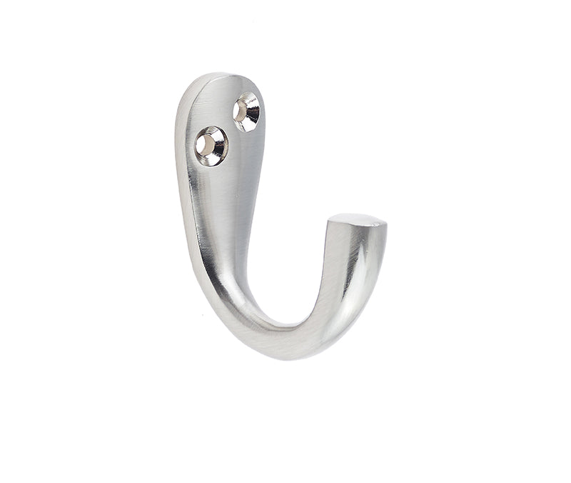 High quality image of Frelan - Jedo Single Robe Hooks 44mm Satin Nickel Sku. JV61SN