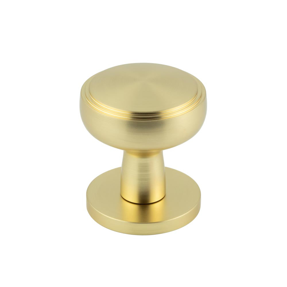 High quality image of Frelan - Classic Satin Brass Mortice Knob Sku. JV801SB