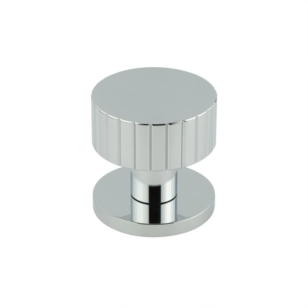 High quality image of Frelan - Cog Polished Chrome Mortice Knob Sku. JV803PC