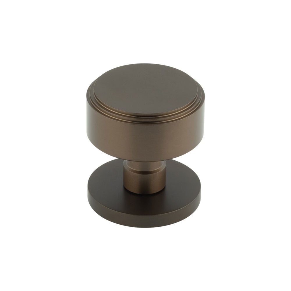 High quality image of Frelan - Step Dark Bronze Door Knob | Sku. fh-jv804db | Trade Door Handles.