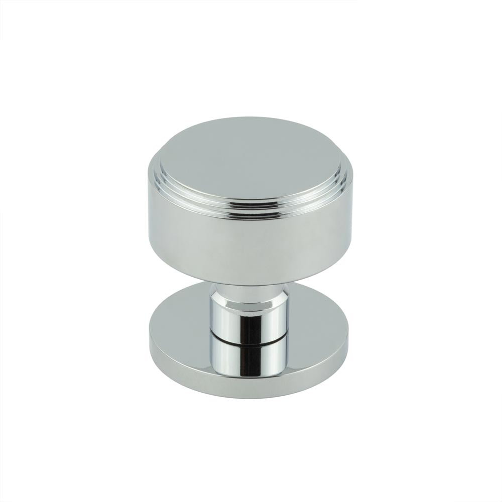 High quality image of Frelan - Step Polished Chrome Mortice Knob Sku. JV804PC