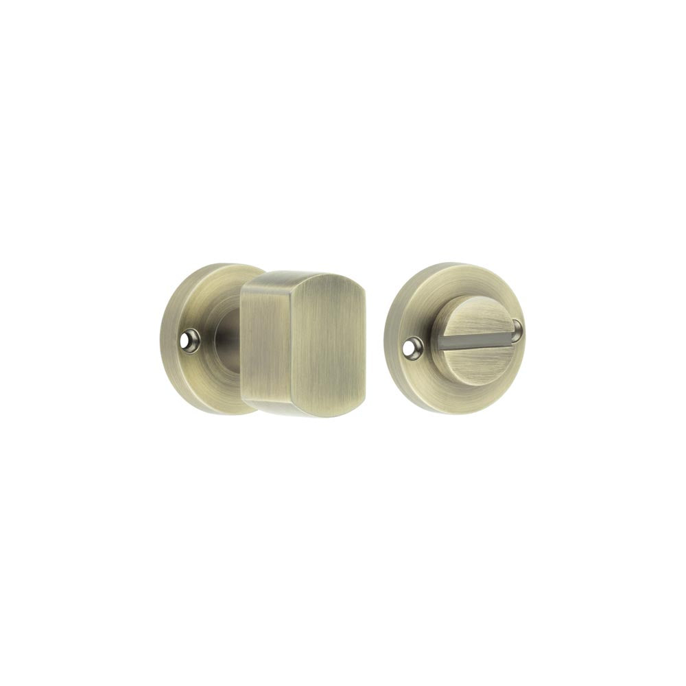 High quality image of Frelan - Contemporary Antique Brass Turn & Release for Mortice Knobs Sku. JV813AB
